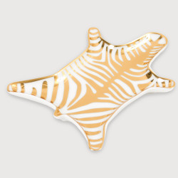 Porzellan-Schale "Zebra Stacking Dish" Gold