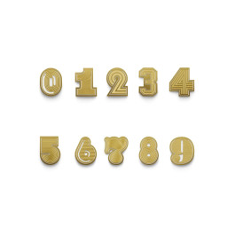 Büroklammern "Tool Clip Numbers", 10er-Set