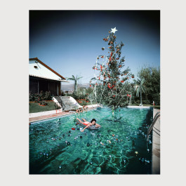 Print Slim Aarons "Christmas Swim"